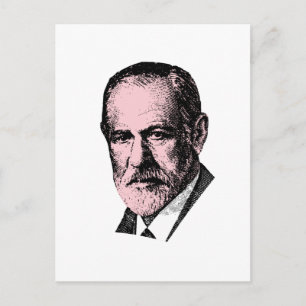 Cartão Postal Pink Freud Sigmund Freud