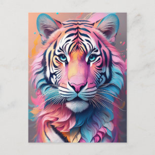 Cartão Postal Pink Tiger de Bela Fierce