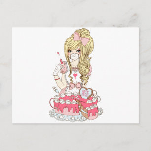 Cartão Postal Pinkarol para o morto da gota bonito