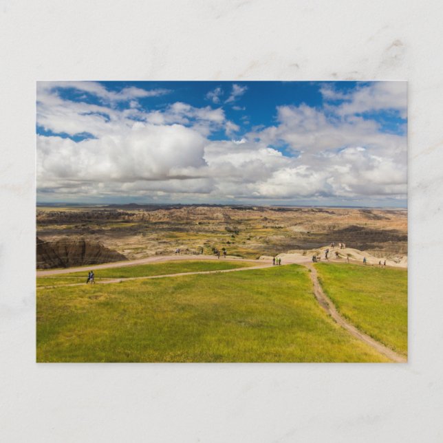 Cartão Postal Pinnacle Overlook, Badlands National Park, SD (Frente)