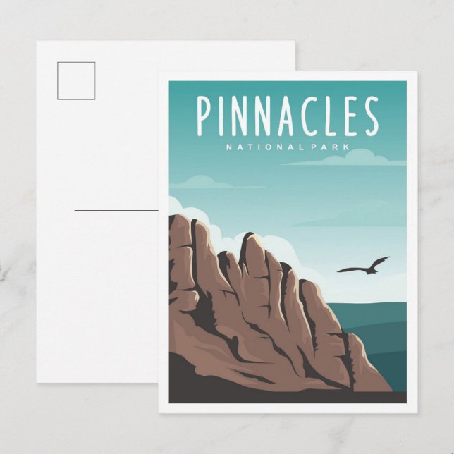 Cartão Postal Pinnacles National Park California Travel (Frente/Verso)