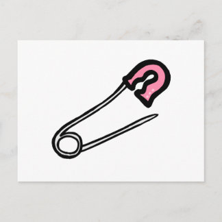 Cartão Postal Pino da Fralda rosa