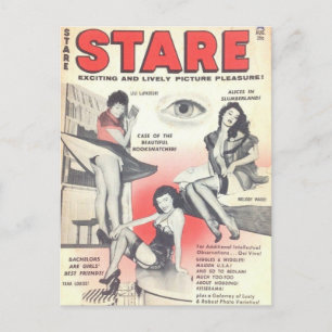 Cartão Postal Pino de safra do Kitty