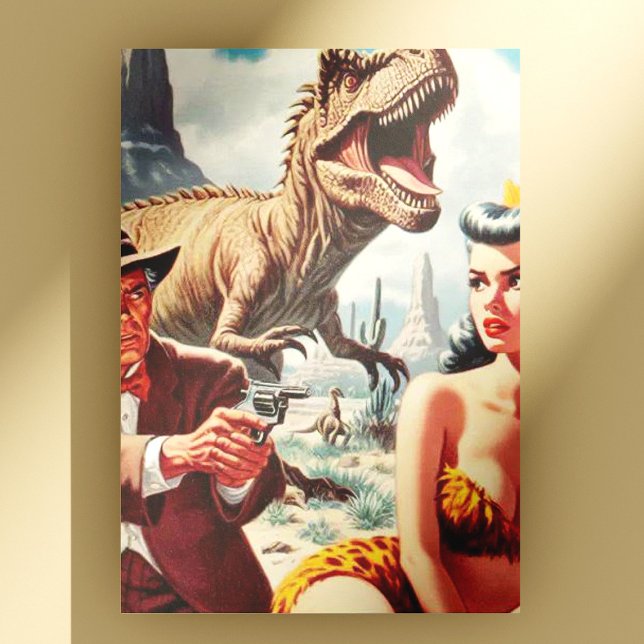 Cartão Postal Pino de Sci-Fi Retroativo (Criador carregado)