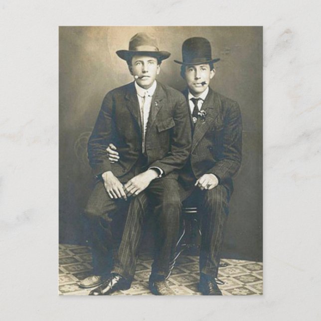 Cartão Postal Pinstripe Boys (Frente)