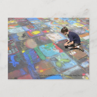 Cartão Postal Pintando uma vida maravilhosa...