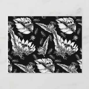 Cartão Postal Pinte Você Mesmo os Girassóis