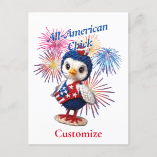 Cartão Postal Pintinho All-American Thunder_Cove