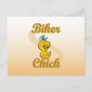 Cartão Postal Pintinho Biker