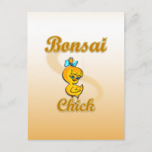 Cartão Postal Pintinho Bonsai