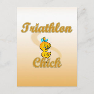 Cartão Postal Pintinho de Triathlon