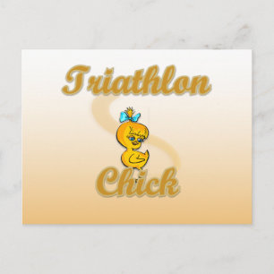 Cartão Postal Pintinho de Triathlon