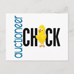 Cartão Postal Pintinho do leiloeiro