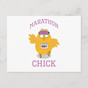 Cartão Postal Pintinho Engraçado da Maratona