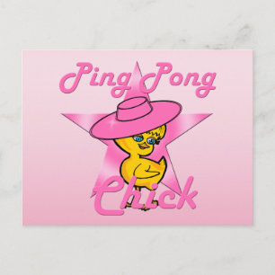 Cartão Postal Pintinho Ping Pong nº 8