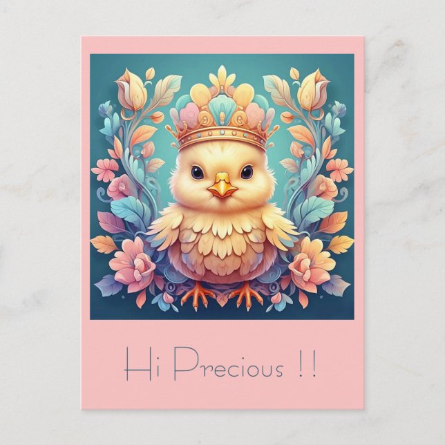 CARTÃO POSTAL " PINTINHO REGAL " (Frente)