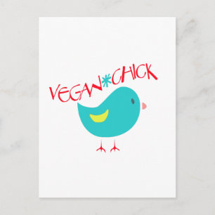Cartão Postal Pintinho Vegan