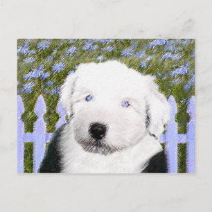 Cartão Postal Pintor de Cachorro - Pintura de Cachorro