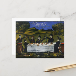 Cartão Postal Pintor georgiano Niko Pirosmani