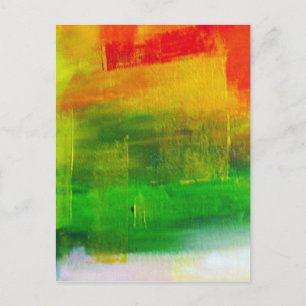 Cartão Postal pintura abstrato