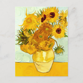 Cartão Postal Pintura Amarela de Vincent Van Gogh em 1888