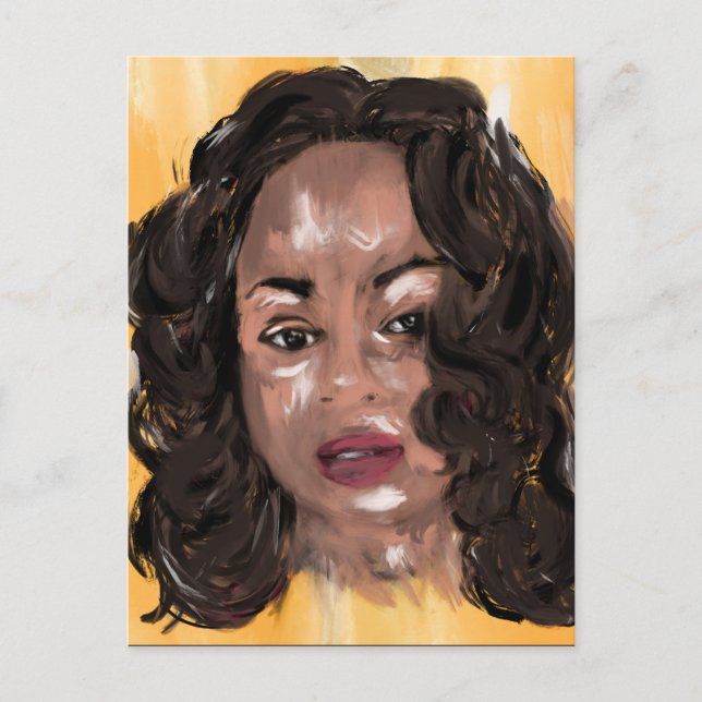 Cartão Postal pintura breonna taylor (Frente)