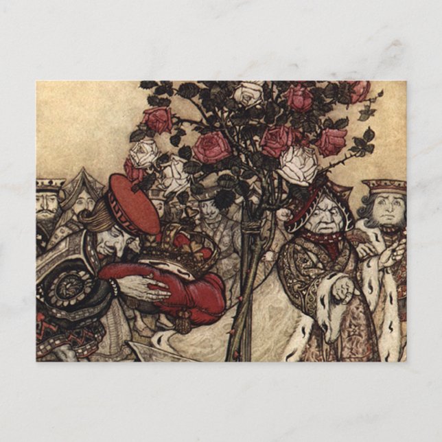 Cartão Postal Pintura das Rosas (Frente)