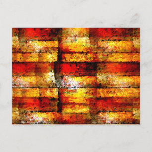 Cartão Postal Pintura de Abstrato moderno