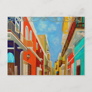 Cartão Postal Pintura de arte San Juan