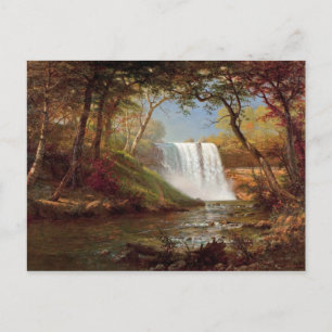 Cartão Postal Pintura de Bierstadt Minnehaha