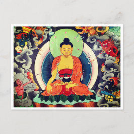 Cartão Postal Pintura de Buddha Shakyamuni, Himalaias, Nepal
