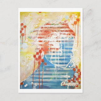 Cartão Postal Pintura de Christine