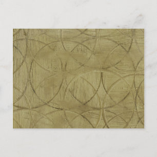 Cartão Postal Pintura de Círculos Vinculados por Jennifer Goldb