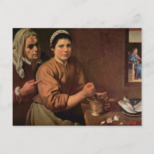 Cartão Postal Pintura de Deigo Velazquez