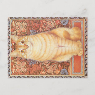 CARTÃO POSTAL PINTURA DE GATO