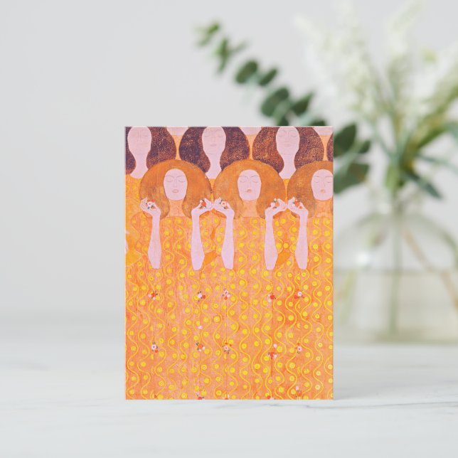 Cartão Postal Pintura de Gustav Klimt (Em pé/Frente)