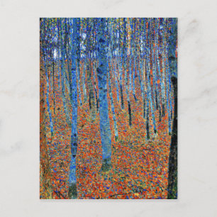 Cartão Postal Pintura de Gustav Klimt, Beech Grove I