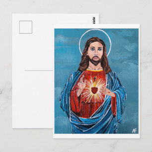 Cartão Postal Pintura de Jesus Cristo por Alfred Fox