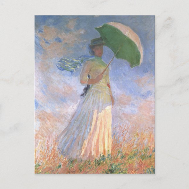 Cartão Postal Pintura de Monet (Frente)
