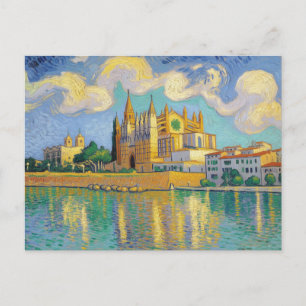 Cartão Postal Pintura de Palma de Maiorca