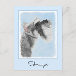 Cartão Postal Pintura de Schnauzer (Gigante, Padrão) - Arte Cani