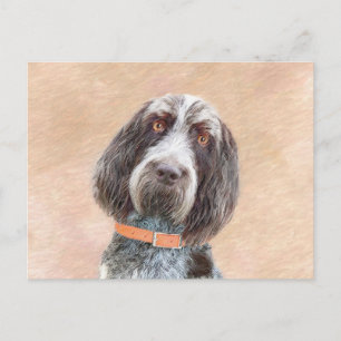 Cartão Postal Pintura de Spinone Italiano - Arte de Cachorro Ori