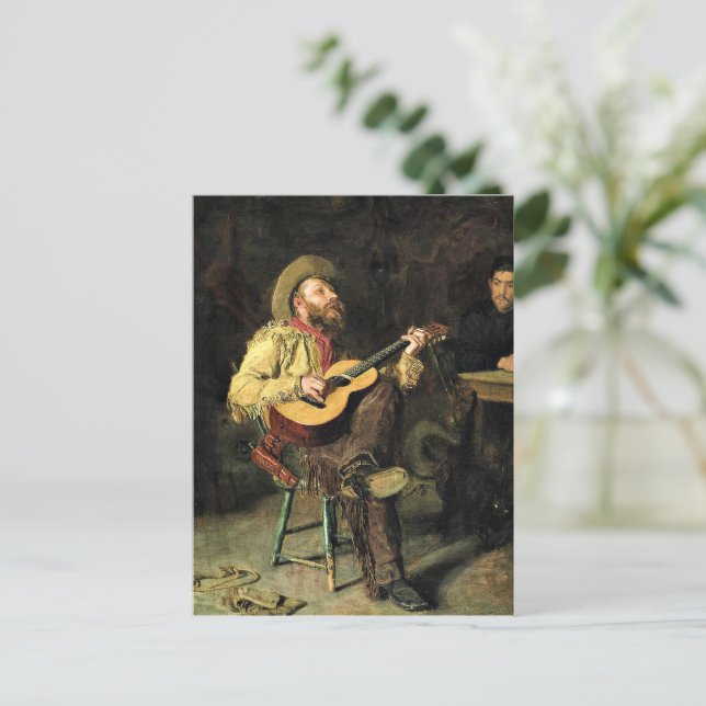 Cartão Postal pintura de Thomas Eakins, Home Ranch, (Em pé/Frente)