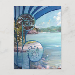 Cartão Postal Pintura de Webster por Lynda Vugler