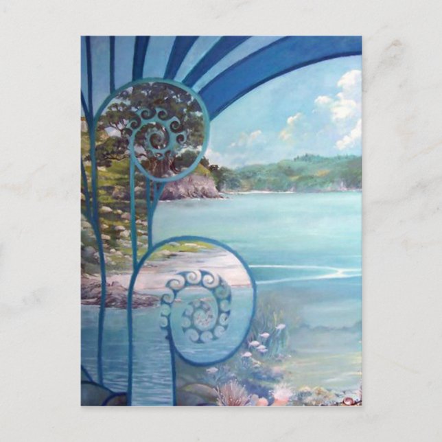 Cartão Postal Pintura de Webster por Lynda Vugler (Frente)