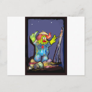 Cartão Postal Pintura digital realizada en Photoshop con tablete