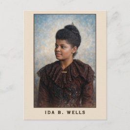 Cartão Postal Pintura do Retrato de Ida B Wells