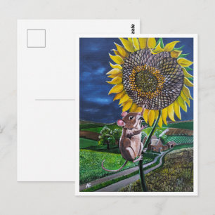 Cartão Postal Pintura do The Sunflower Summit por Alfred Fox