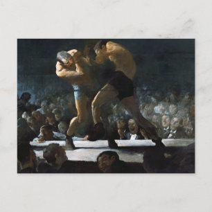 Cartão Postal Pintura em boxismo por George Bellows