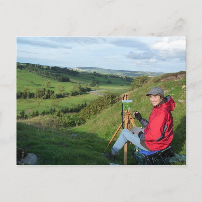 Cartão Postal "Pintura em Harehaugh" (Frente)